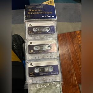 Silver Audio Cassette Player - 60 Minutes